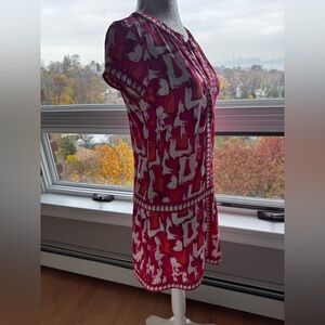 BCBGMAXAZRIA Women Pink Casual Dress XS